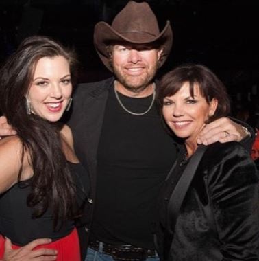Tricia Lucus and Toby Keith with their daughter Krystal
